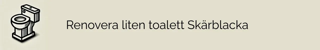Renovera liten toalett Skärblacka